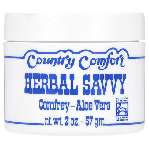 Country Comfort Herbal Savvy, Comfrey-Aloe Vera, 2 oz (57 g)