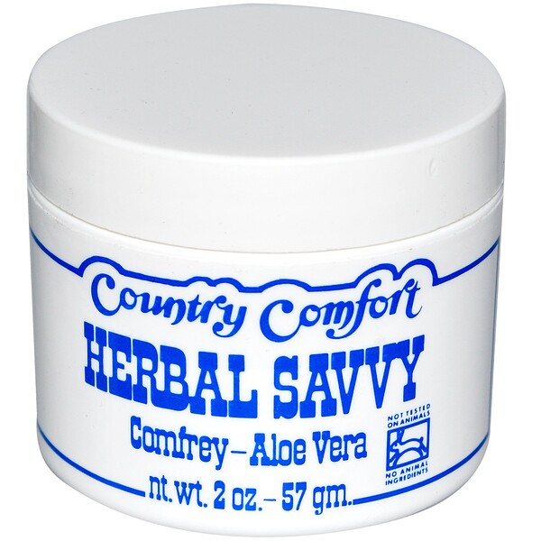 Country Comfort, ハーブの知識, Comfrey-アロエベラ, 2オンス (57 g)