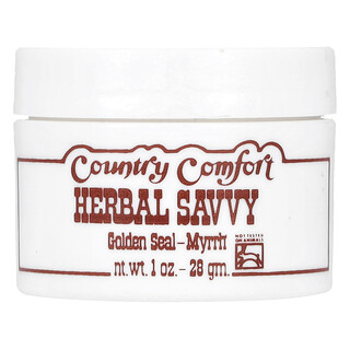 Country Comfort, Herbal Savvy, Golden Seal-Myrrh, 1 oz (28 g)