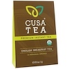 Cusa Tea, Органический английский чай для завтрака, 10 индивидуальных порций, 0,04 унц. (1,2 г) каждый