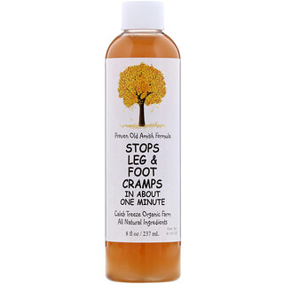 Caleb Treeze Organic Farm, Stops Leg & Foot Cramps, Controla los calambres de piernas y pies, 8 fl oz (237 ml)