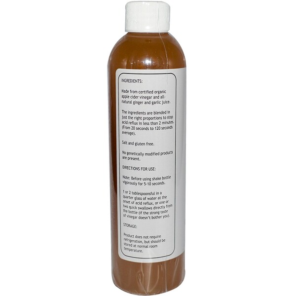 Caleb Treeze Organic Farm‏, Stops Acid Reflux, 8 fl oz (237 ml)