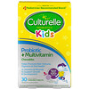 Culturelle, Kids, Probiotic + Multivitamin Chewables, 3 Years +,  Natural Fruit Punch Flavor, 30 Chewable Tablets