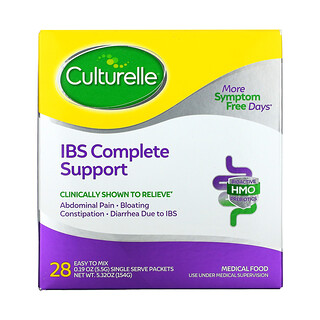 Culturelle, IBS Complete Support, 25 Easy To Mix Single Serve Packets, 0.19 oz (5.5 g) Each