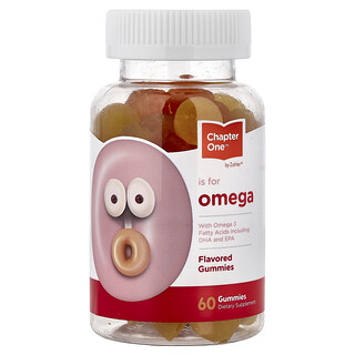 Chapter One, Omega vingummier, med smag, 60 vingummier