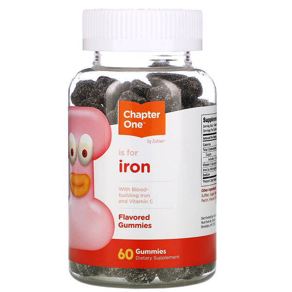 Chapter One, I Is for Iron, Flavored Gummies, 60 Gummies iHerb