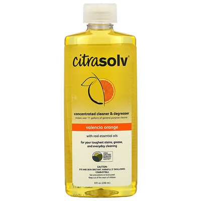 Citra Solv концентрат для очистки и обезжиривания, валенсийский апельсин, 236 мл (8 жидк. унций)