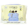 100% algodón, Cómodo, Protectores diarios, Ultrafino, 24 protectores