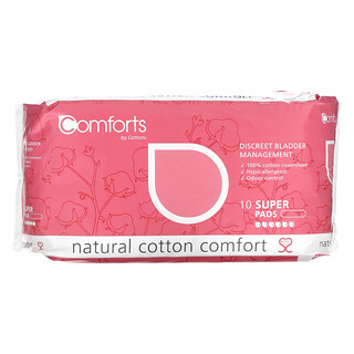 Cottons, 天然棉质舒适，超大，10 片