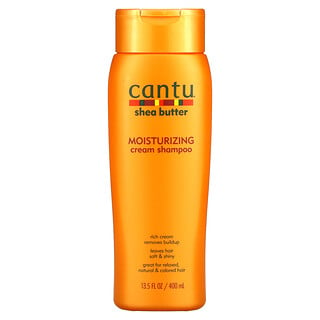 Cantu, 乳木果油保溼霜洗髮精，13.5 液量盎司（400 毫升）