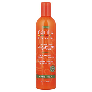 Cantu, Manteca de karité, Loción cremosa acondicionadora para el cabello, 355 ml (12 oz. líq.)