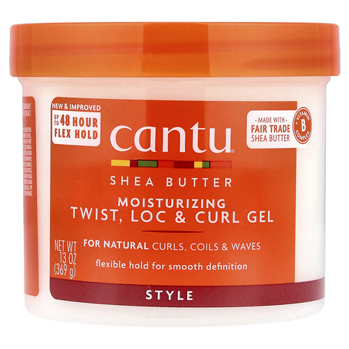 Cantu Shea Butter, Moisturizing Twist, Lock & Curl Gel, 13 oz (369 g)
