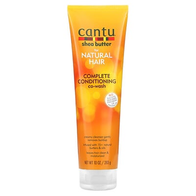 Cantu Масло ши для натуральных волос, комплексное кондиционирующее средство для совместной мытья, 10 унций (283 г)
