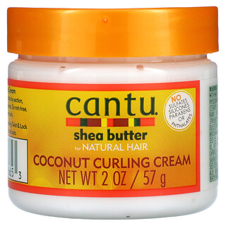 Cantu, 天然秀髮用乳木果油，椰子卷髮霜，2 盎司（57 克）