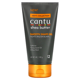 Cantu, Men's Collection, Shea Butter Smooth Shave Gel, 5 oz (142 g)