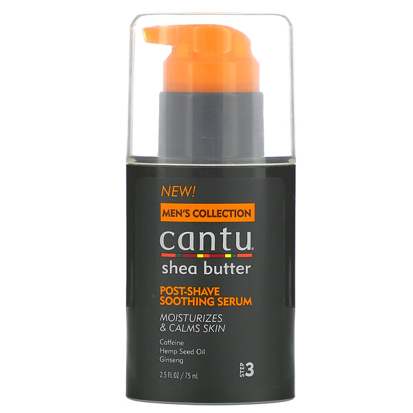 Cantu‏, Men's Collection, Shea Butter Post-Shave Soothing Serum, 2.5 fl oz (75 ml)