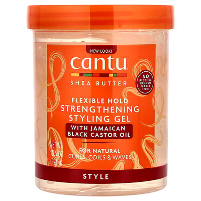 Product Image for Cantu, Shea Butter, Flexible Hold Strengthening Styling Gel, 18.5 oz (524 g)