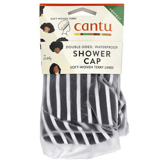 Cantu, Soft-Woven Terry Lined Shower Cap, One Size Fits Most, 1 Cap