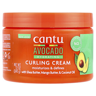 Cantu, 鱷梨補水卷髮定型乳，12 盎司（340 克）