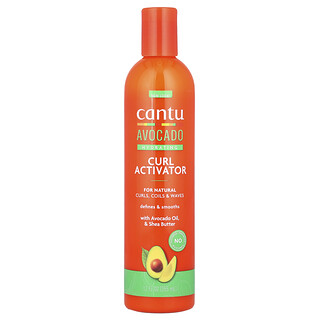 Cantu, 鳄梨保湿卷发活化剂，12 液量盎司（355 毫升）