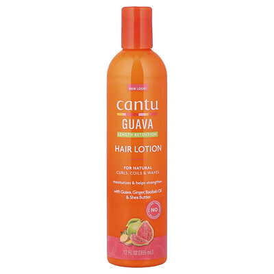 Product Image for Cantu, Guava Hair Lotion, For Natural Curls, Coils & Waves, 12 fl oz (354 ml)