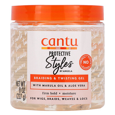 

Cantu Protective Styles by Angela Braiding & Twisting Gel 8 oz (227 g)