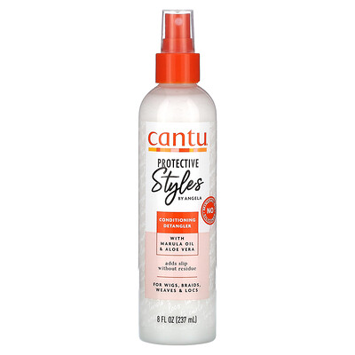 

Cantu Protective Styles by Angela Conditioning Detangler For Wigs Braids Weaves & Locs 8 fl oz (237 ml)