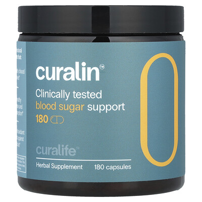 CuraLife Curalin Blood Sugar Support 180 Capsules