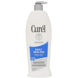 Curel, Daily Healing, lotion originale pour peaux sèches, 591 ml