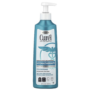 Curel, Hydration, увлажняющее средство для влажной кожи, защита от зуда, без отдушек, 354 мл (12 жидк. унций)