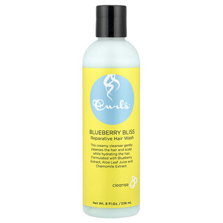 Curls, Blueberry Bliss, Reparative Hair Wash, 8 fl oz (236 ml)