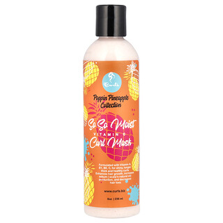 Curls, Poppin Pineapple Collection, So So Moist, Vitamin C, Curl Mask, 8 oz (236 ml)