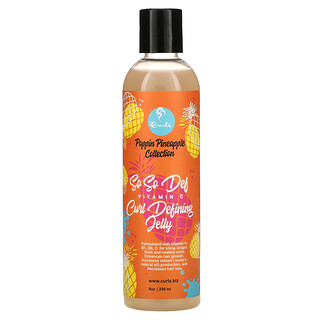 Curls, Poppin Pineapple Collection, So So Def, Vitamin C, Curl Defining Jelly, 8 oz (236 ml)