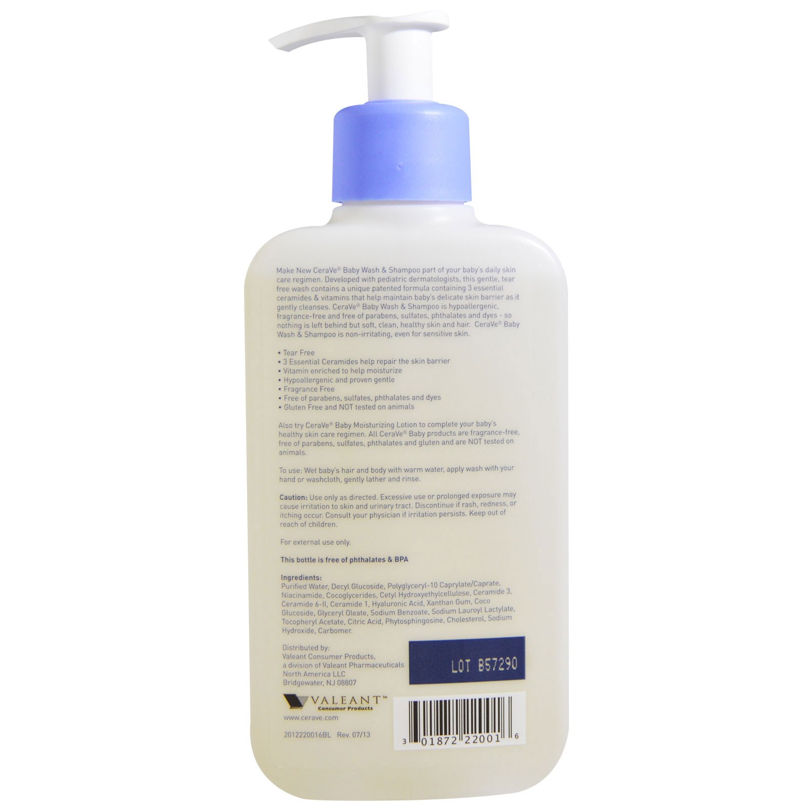 CeraVe, Baby, Wash and Shampoo, 8 fl oz (237 ml) iHerb