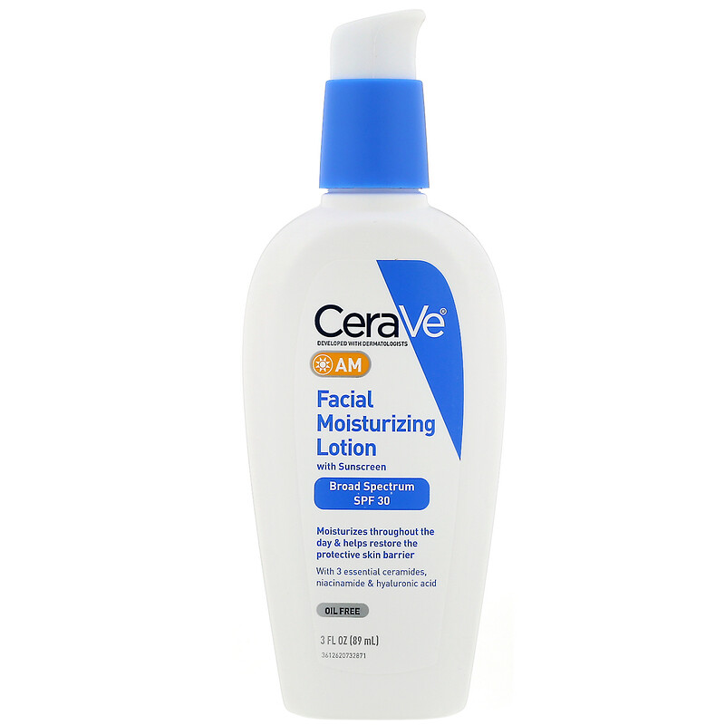 CeraVe, AM Facial Moisturizing Lotion, SPF 30, 3 fl oz (89 ml) iHerb
