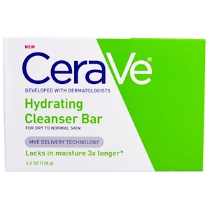 CeraVe, Hydrating Cleansing Bar, 4.5 oz (128 g)