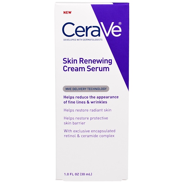 CeraVe, Регенерирующий Кожу Крем - Серум, 1 жидкая унция (30 мг)