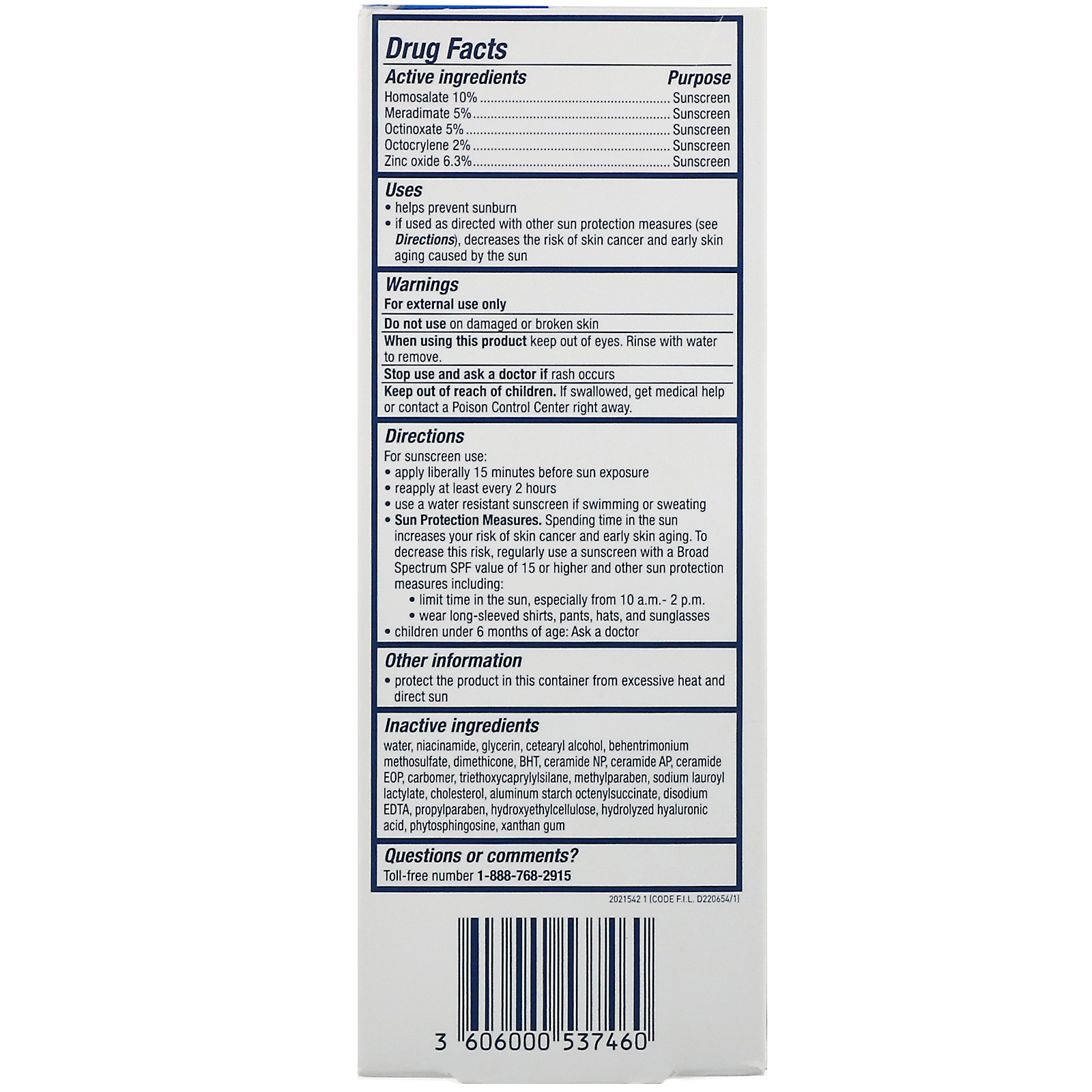 cerave am ingredients