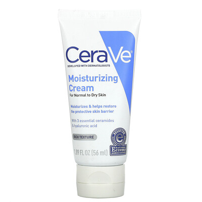 CeraVe увлажняющий крем, 56 мл (1,89 жидк. унции)