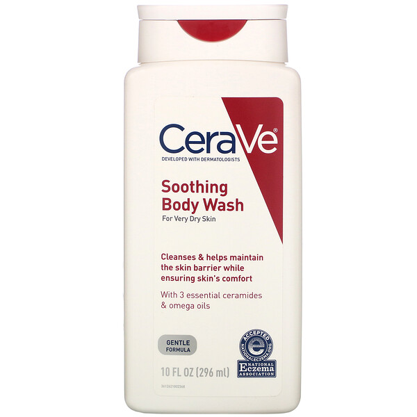 CeraVe, Soothing Body Wash, For Very Dry Skin, 10 fl oz (296 ml) iHerb