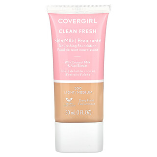 Covergirl, Clean Fresh, Skin Milk Nourishing Foundation, 550 Light/Medium, 1 fl oz (30 ml)