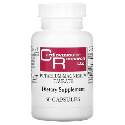 

Cardiovascular Research Potassium-Magnesium Taurate 60 Capsules