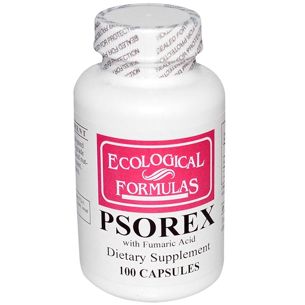 Cardiovascular Research, Ecological Formulas, Psorex, with Fumaric Acid ...