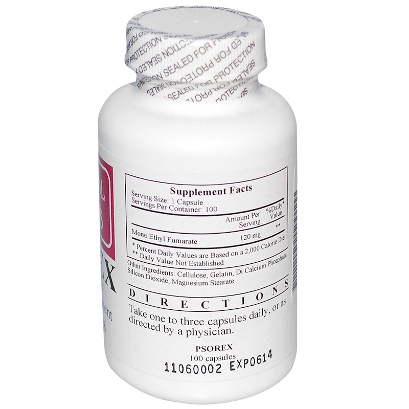 Cardiovascular Research, Ecological Formulas, Psorex, with Fumaric Acid ...