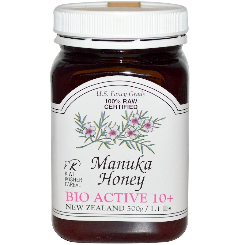 PRI, 100% Raw Certified Manuka Honey, Bio Active 10+, 1.1 lbs (500 g ...