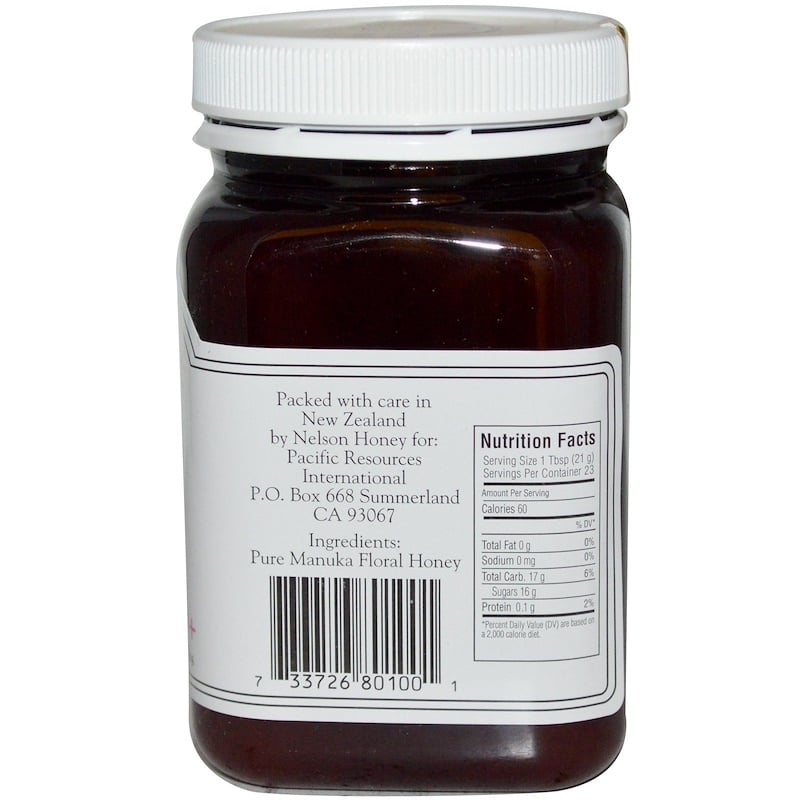 PRI, 100% Raw Certified Manuka Honey, Bio Active 10+, 1.1 lbs (500 g ...