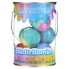Crayola, Bath Bombs, Grape Jam, Laser Lemon, Cotton Candy & Bubble Gum Scented , 8 Bath Bombs, 11.29 oz (320 g)