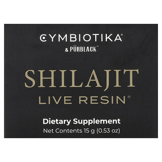 Cymbiotika, Shilajit Live Resin®, Shilajit-Harz, 15 g (0,53 oz.)