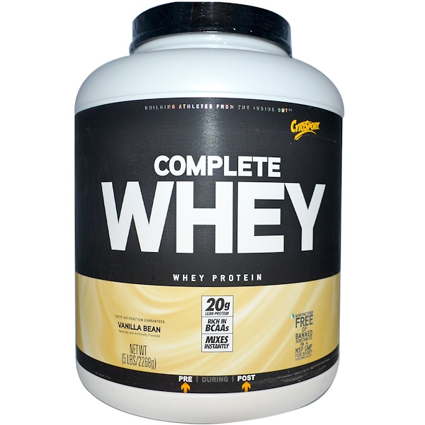 Cytosport, Inc, Complete Whey Protein, Vanilla Bean, 5 lbs (2268 g) (Discontinued Item) 