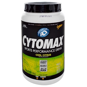 Cytosport, Inc, Cytomax, cпортивный напиток, прохладный цитрус, 4,5 фунта (2,04 кг)